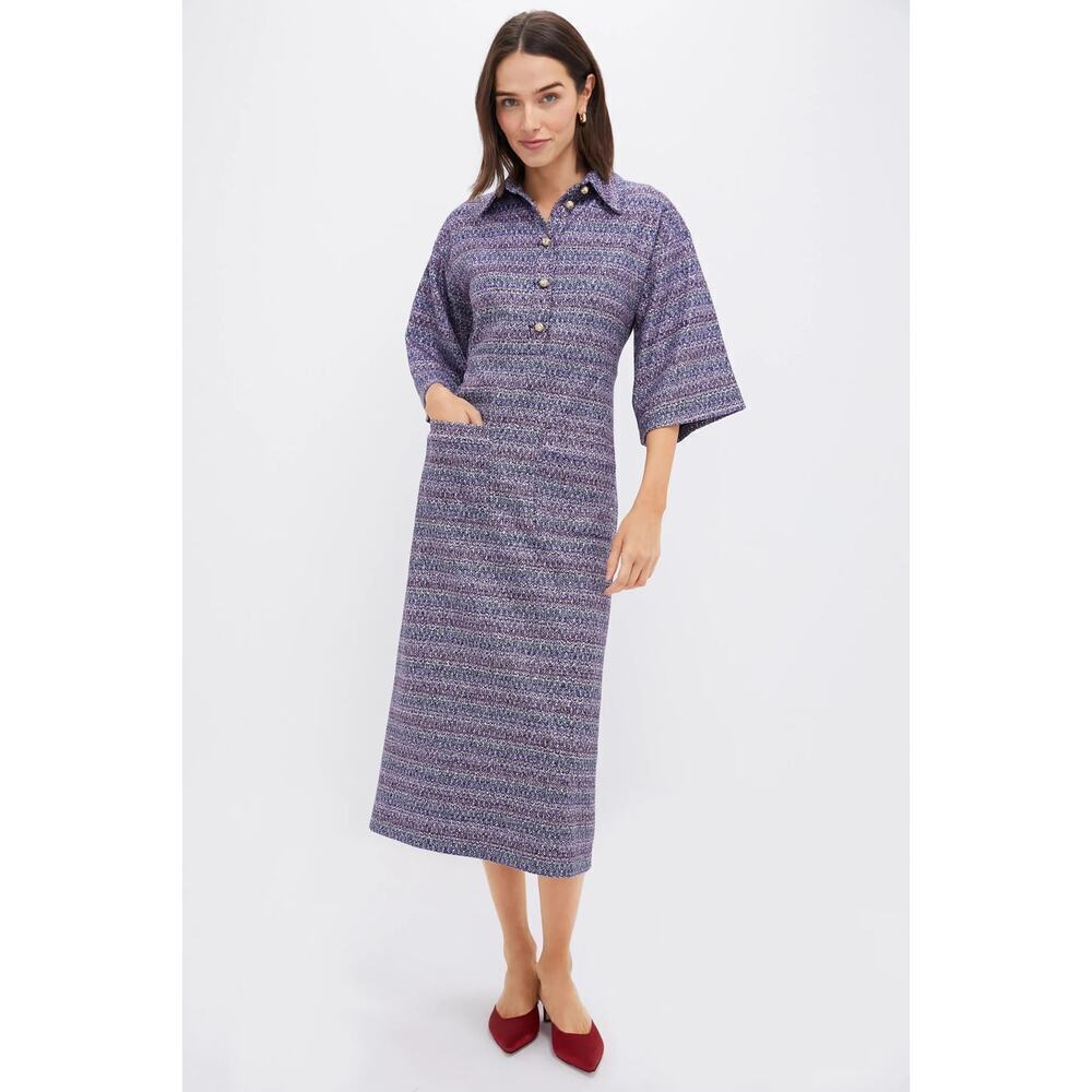 TUCKERNUCK Multi Stripe Tweed Beth Dress Size S NWT